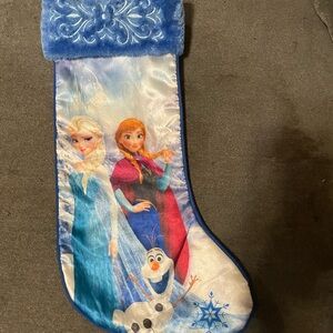 Disney Frozen Blue and White Stocking